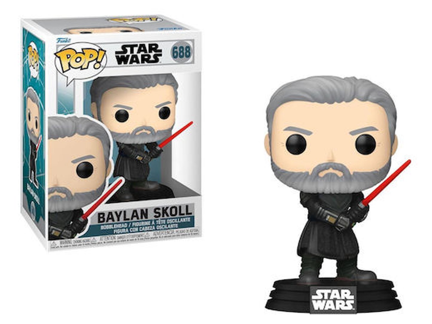 Funko Pop! Movies: Star Wars: Ahsoka - Star Wars #688 Bobble-Head