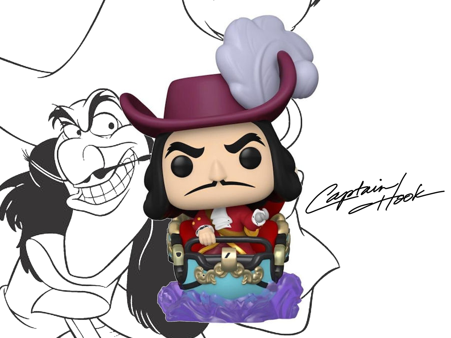 Funko Pop! Rides: Disney Captain Hook #109