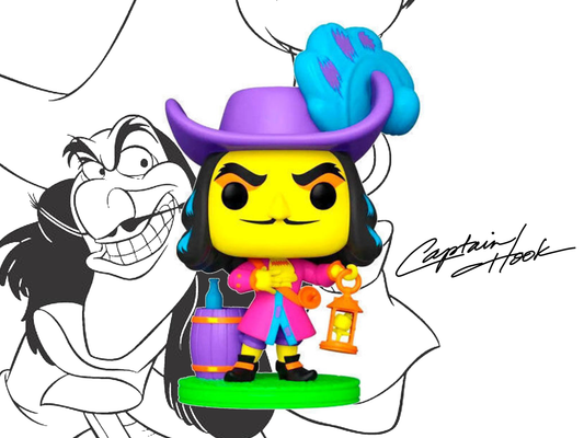 Funko Pop! Disney: Disney - Hook Black Light #1081 Special Edition