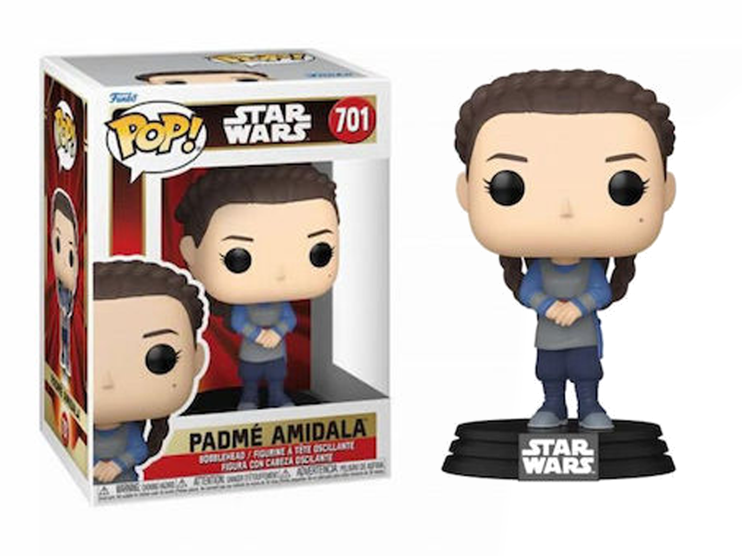Funko Pop! Movies: Star Wars: The Phantom Menace - Padme Amidala #701 Bobble-Head